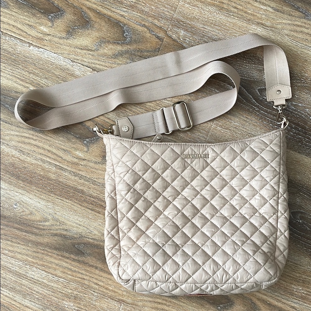 MZ Wallace Crosby Hobo in Buff Rec